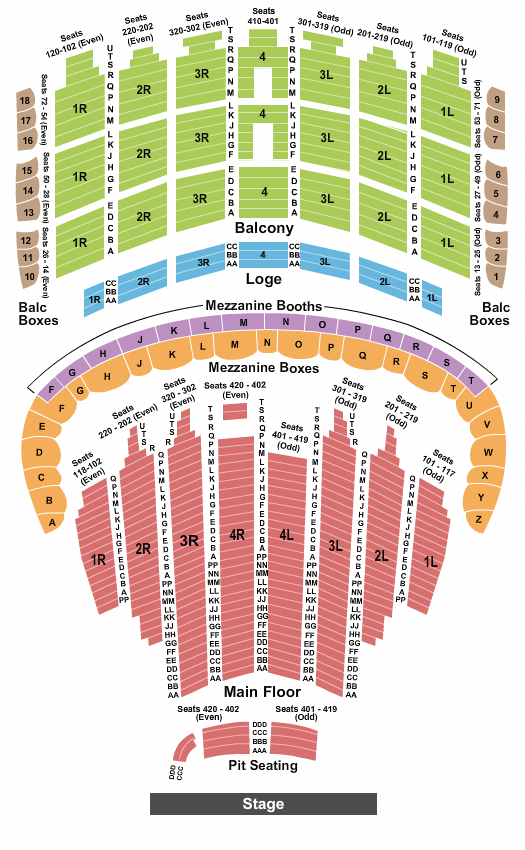 The Chicago Theatre Annie Seating Chart